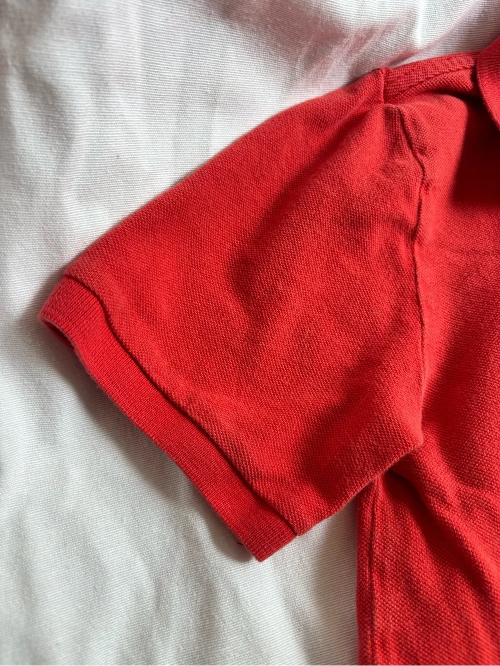Ralph Lauren Boys' Red Polo Shirt with Yellow Pony MEDIUM 10-12